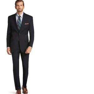 Jos. A. Bank 1905 Wool Blend 2 Piece Navy Suit 42R Jacket 32R Pants